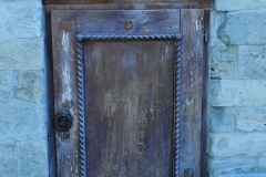 Side entrance for women. The door is shorter and the women had to lower their heads to enter the mosque.to enter.