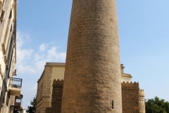 Mohammed Mosque and Minaret in the old town of Baku