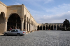 The Baku Ateshgah was a pilgrimage and philosophical centre of Zoroastrians from Northwestern Indian Subcontinent, who were involved in trade with the Caspian area via the famous "Grand Trunk Road". The four holy elements of their belief were: ateshi (fire), badi (air), abi (water), and heki (earth). The temple ceased to be a place of worship after 1883 .