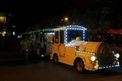 I took this small trolley train around the Fountain Square at the Harbor in Baku