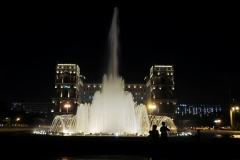 The fountains square is a location where the city authorities hold many public festivals, shows and celebrations.