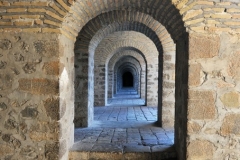 Exterior passages to some room andleading to a courtyard.