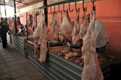 Interesting with all this beef hanging in the air I saw no  flies