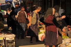 Notice the style of the clothing for the ladies. This is fall  2018.