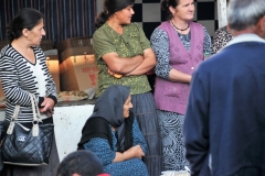 Ladies gathering for the latest gossip maybe?
