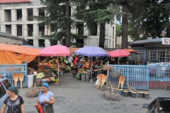 We just happened to catch the local market day.