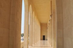 Exterior at the entrance of the Grand Mosque