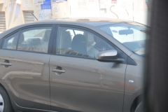 Husband and wife out driving