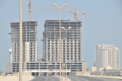 Reclaiming sand from the ocean floor. Investments by Saudi Arabia