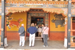 Entrance into and out of the courtyard of the Monastery