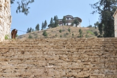 Steps to the upper level leading to the National Museum at the top of the hill