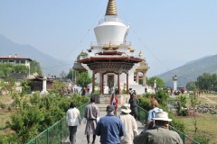The National Memorial (Stupa) Chorten was built in 1974 in memory of King Jigme Dorji Wahgchuch, the "Father of Modern Bhutan".