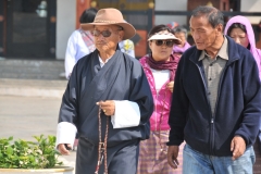 The Bhutanese people are very proud people. You can see it in their faces walking in concert in circles around the Stupa praying