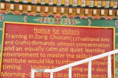 Zorig Chusum - traditional school of 13 arts and crafts.