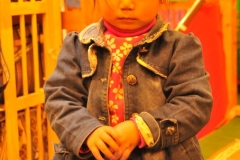 Young girl in gift shop