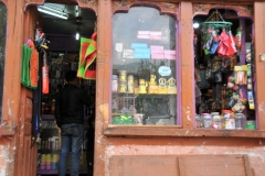 Local business on the main street in Thimphu, The capital of Bhutan