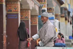 The only person I saw the entire trip in Bhutan begging for money