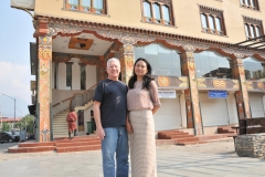 Tshering Wangmo, the owner of the Thimphu Tower where we stayed. We had several meetings on hotel operations. She was interested to learn anything and everything about the hotel business after I had introduced myself to her.