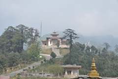 Buddhist Temple at Dochula Pass