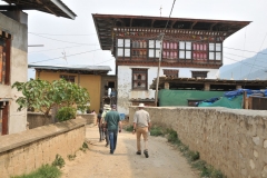 Walking through the village of Sopsokha