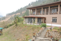 Punatsangchhu Cottages in Wangduephodrang our home for two nights