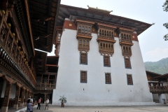There are three courtyards beautifully designed