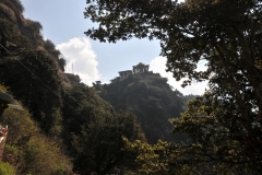 Part way up the mountain we see images of Tigers Nest.