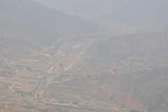 Airport below