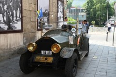 World War I started. The assassination of Archduke Franz Ferdinand was one of the key events that led to World War I. Archduke Franz Ferdinand of Austria, heir presumptive to the Austro-Hungarian throne, and his wife, Sophie, Duchess of Hohenberg, were assassinated on 28 June 1914 by Bosnian Serb student Gavrilo Princip. They were shot at close range while being driven through Sarajevo, This is a replica of the car they were riding in and at the exact location.