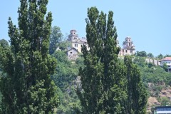 Surrounding hillside with older homes over looking the city. 