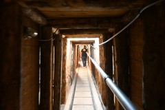 The entrance on the Dobrinja side was the garage of an apartment building. The entrance on the Butmir side was a  house near the airport belonging to the Kolar family. Both entrances were under close guard and ringed by trenches manned by Bosnian troops.