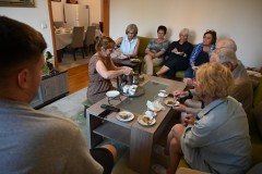 Our hostess prepared a delicious dinner and we had time for many questions and answers.  