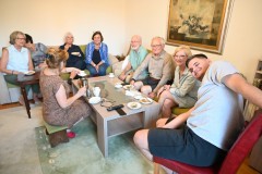 A mother and young adult son were our hosts.  We really did no want to depart when it was time to leave.  We learned what it was like to live with bombs falling all around their building. 