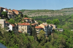 Last look at the hillsides of homes in Veliko Tarnovo
