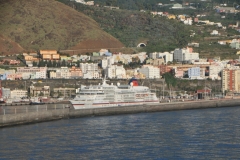 Panorama of Santa Cruz harbor. Santa Cruz de la Palma has the only major port in the island,