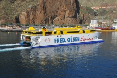 Fred. Olsen Express is an inter-island ferry service based in the Canary Islands, Spain. It operates a fleet of six modern fast ferries on five routes.