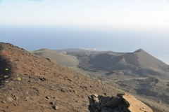 The surrounding hills covered with lava and today with thousands of acres of bananas.