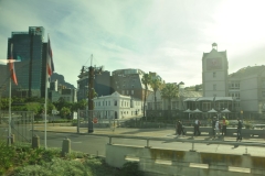 Area around the port