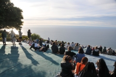 Great place for a picnic and a sunset.  There is only so much room too as it drops off substantially at the end of the hill.