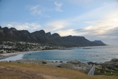 View of the sunset in Camps Bay