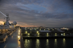 The ship and the Harbor area