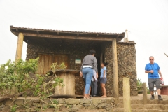 This is the entrance to the Cabana de Cha do Monte Verde. It has to be one of the smallest coffeehouses in the world.