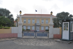 The Presidential Palace was constructed around 1894 in neoclassical style as a residence of the Portuguese governor of Cape Verde. After Cape Verde gained independence in 1975, it became the Presidential Palace.