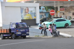 A gas station