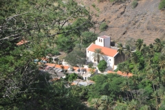 Looking down from the fort to the village of Penedinho.  In a few photos we will be at the church you see in this photo from the Fort.