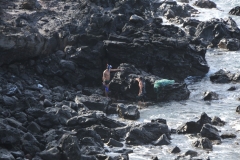 Couple locals going spear fishing