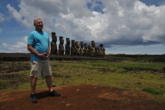 I am proud to stand among these warriors of Easter Island.