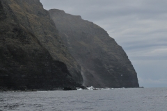 Cliffs below Orongo where the Birdman competition had to climb down these cliffs to get to the water.