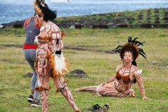 While we were at the area a photography shoot was taking place with 2 ladies dress in native attire. The area is called Tahai.