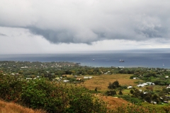 Views of Hanga Rua the only city on the island